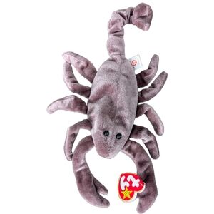 Vintage 1997 "Stinger" The Scorpion Ty Beanie Baby Stuffed Animal